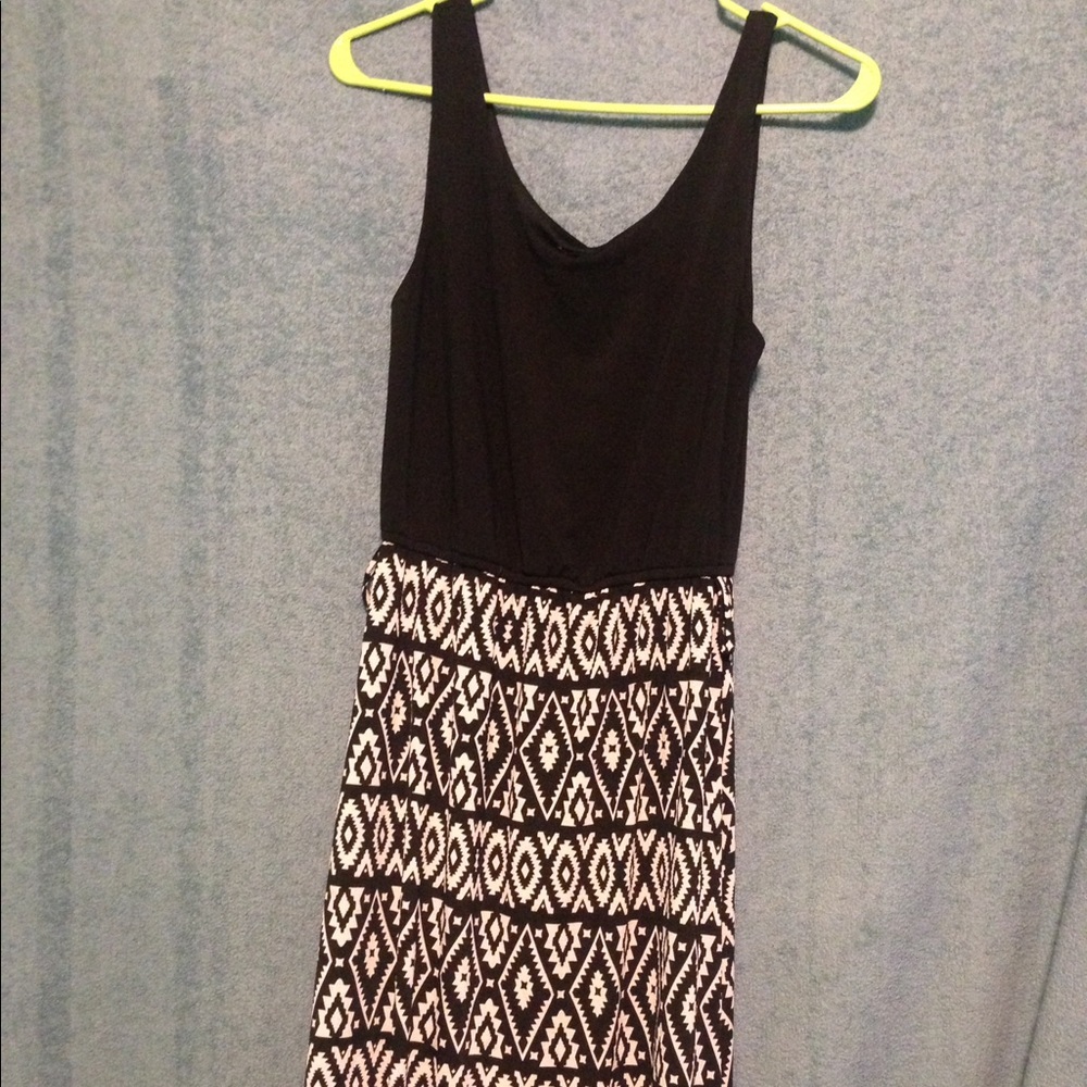Aztec maxi dress