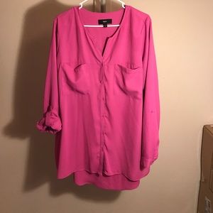 Mossimo pink blouse