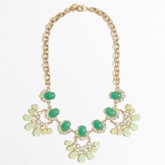 J. Crew Jewelry - J. Crew Crystal Fan Necklace