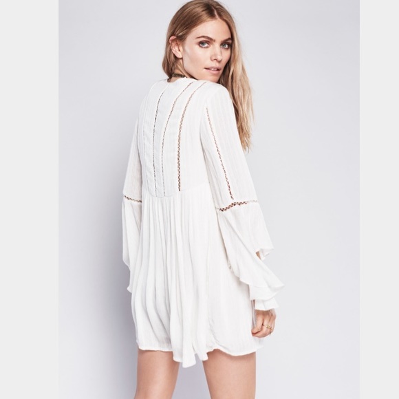 Free People Romeo Mini Dress Ivory - Picture 3 of 8