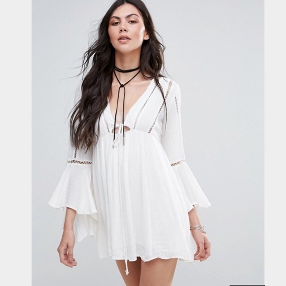 Free People Romeo Mini Dress Ivory - Picture 6 of 8