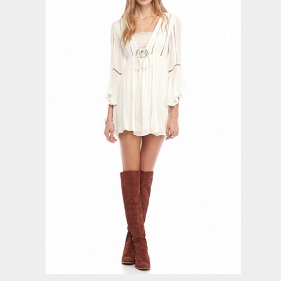 Free People Romeo Mini Dress Ivory - Picture 8 of 8
