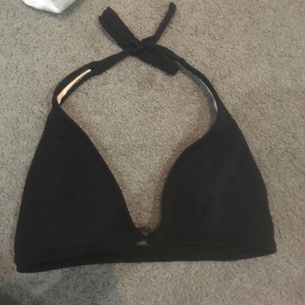 Black bikini top
