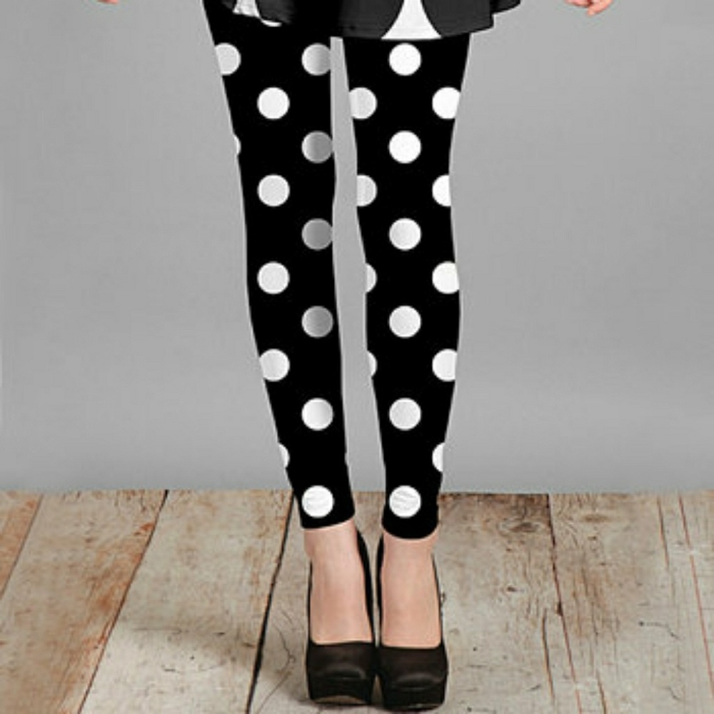 Polka dot leggings