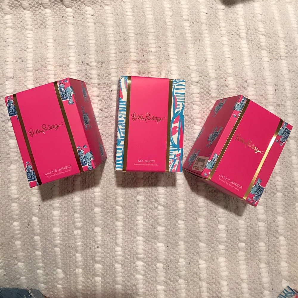 Lilly Pulitzer candles 🕯