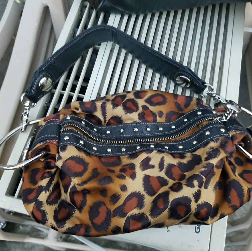 Leopard Print Kathy Van Zeeland Purse