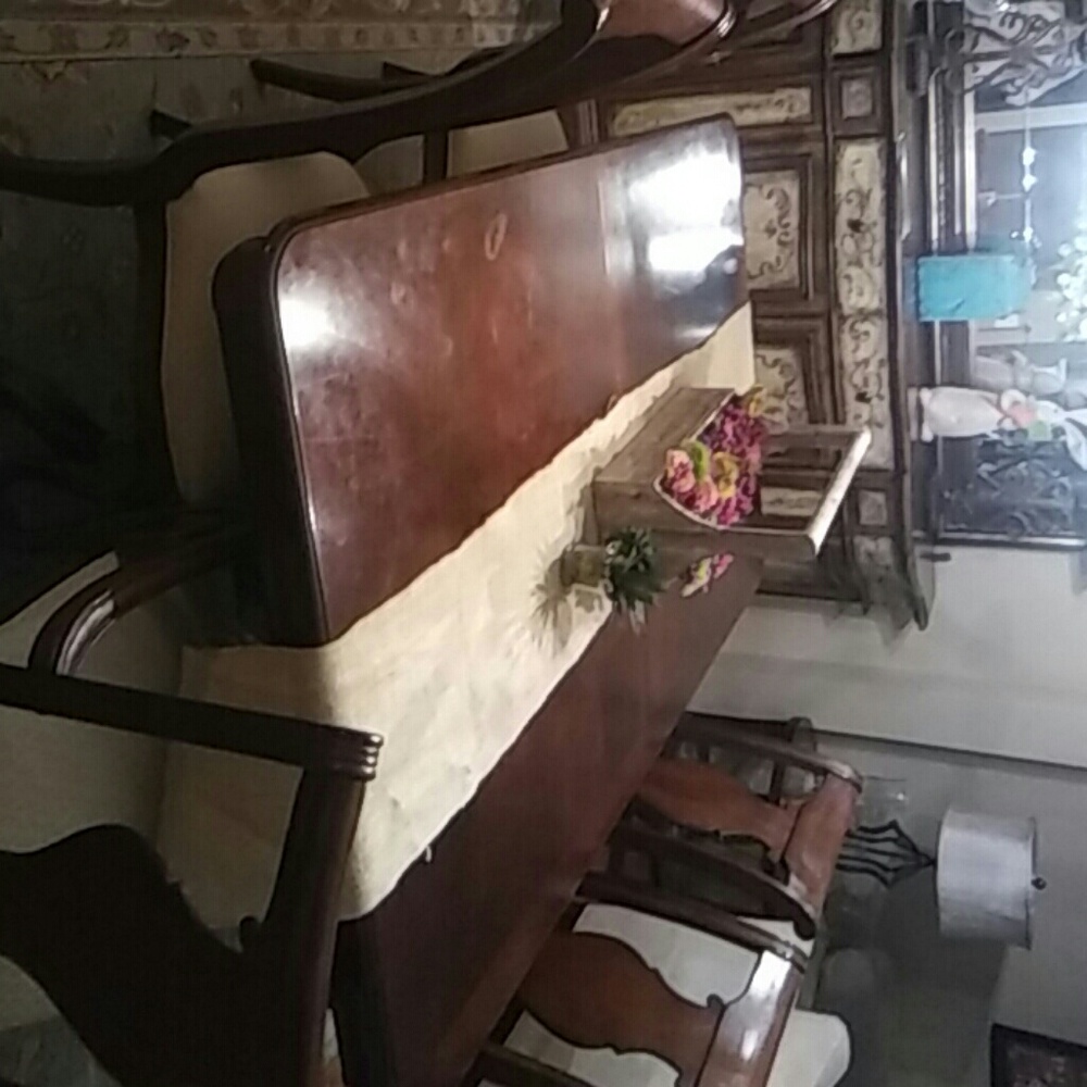 Dining table and chairs
