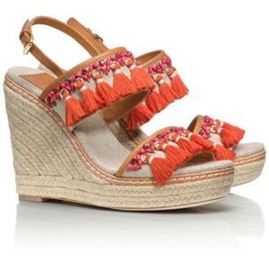 Authentic Tory Burch Niyah Espadrille /Wedges