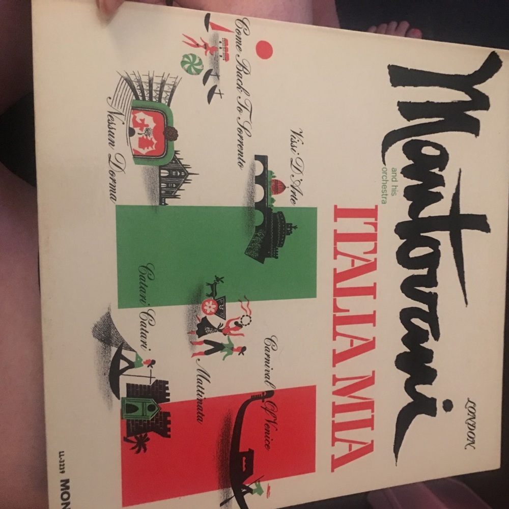 Mantovani Italian music record