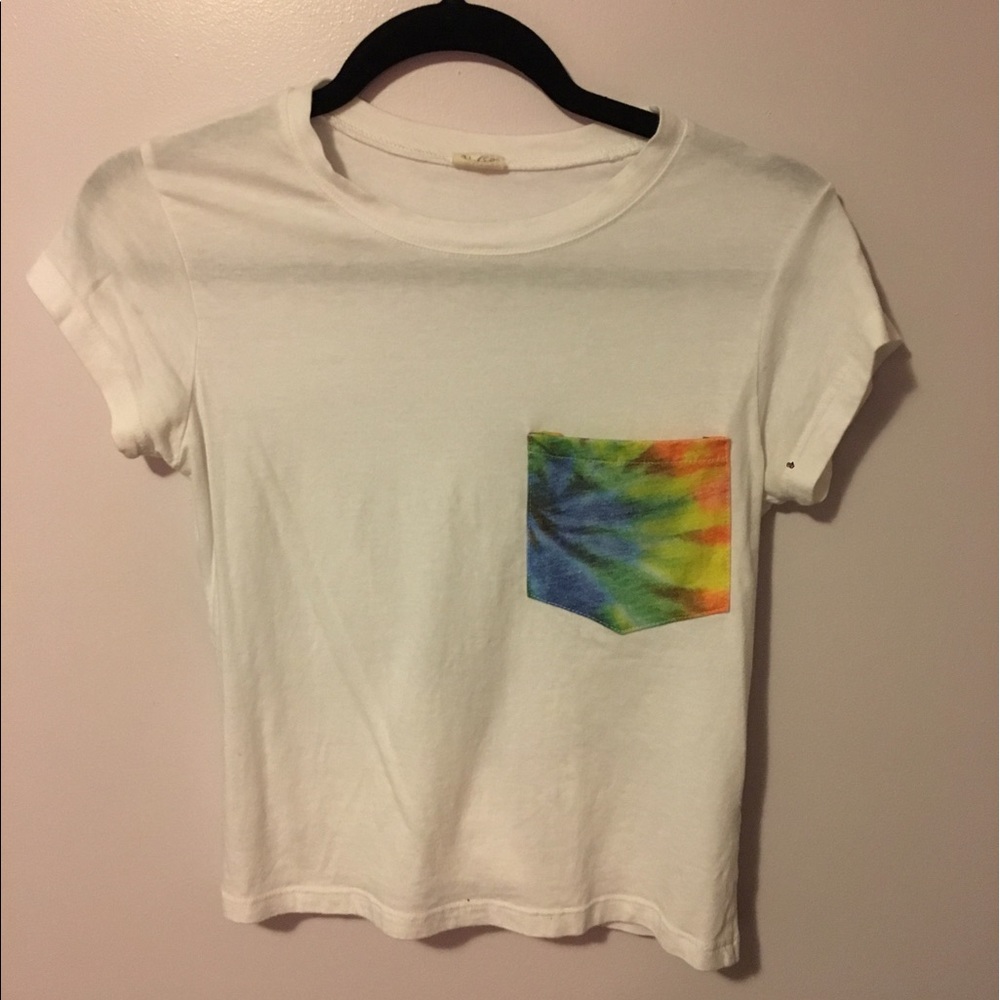 John Galt Tee w/ tie dye pocket