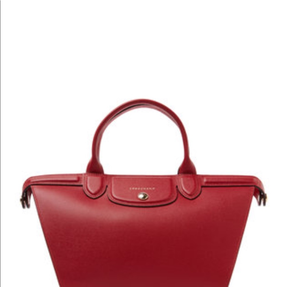 Longchamp  pliage heritage medium leather handbag