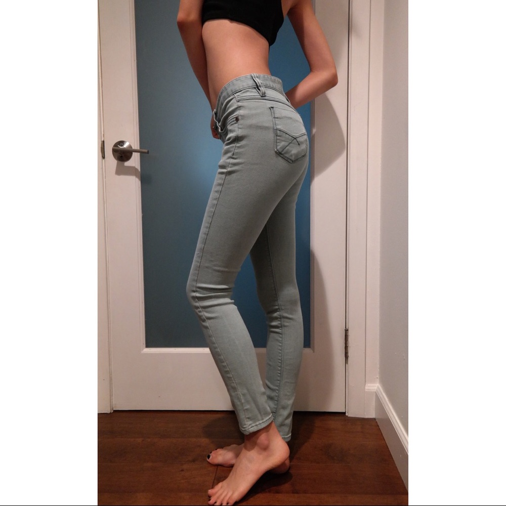 100% Cotton Light Skinny Jeans