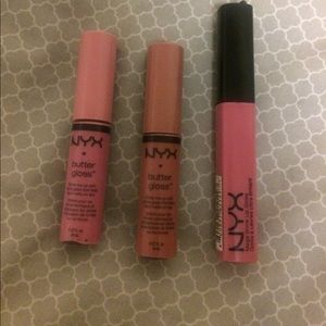NYX butter glosses & mega shine lip gloss bundle