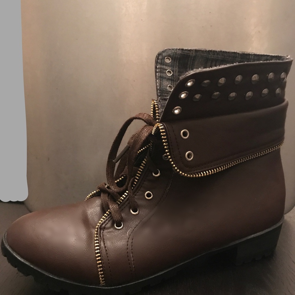 Funky Brown ankle Boots