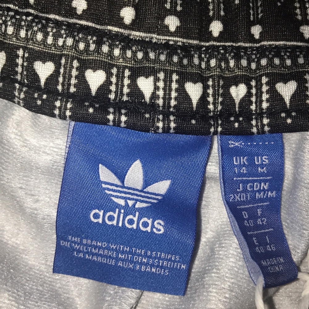 Black & White Adidas Originals Pavao Shorts - Picture 4 of 4