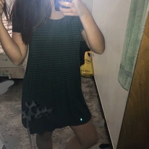Dark blue/green T-Shirt Dress