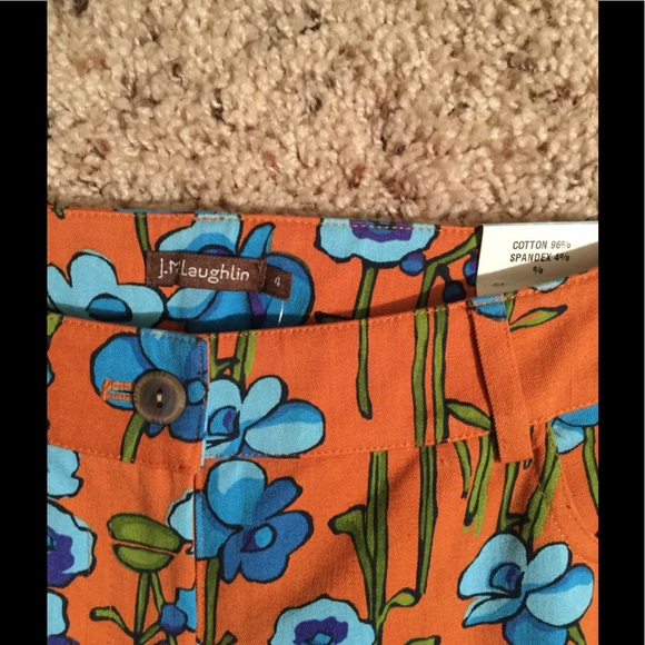 NWOT Colorful Cotton Pant - Picture 3 of 3