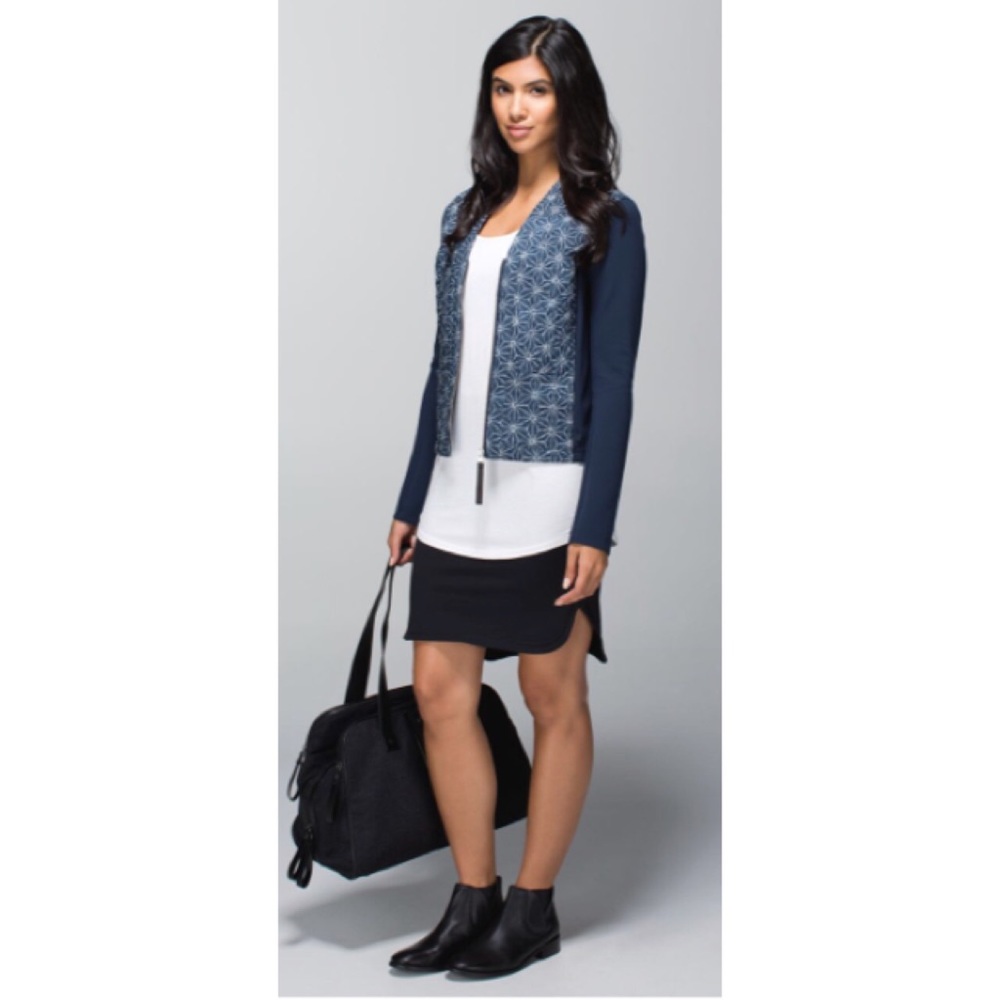 lululemon athletica cardigan &again sashiko star