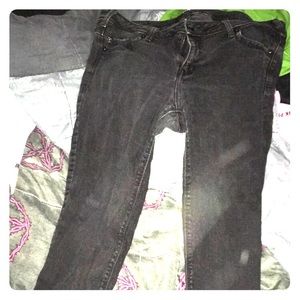 Black skinny jeans sz16