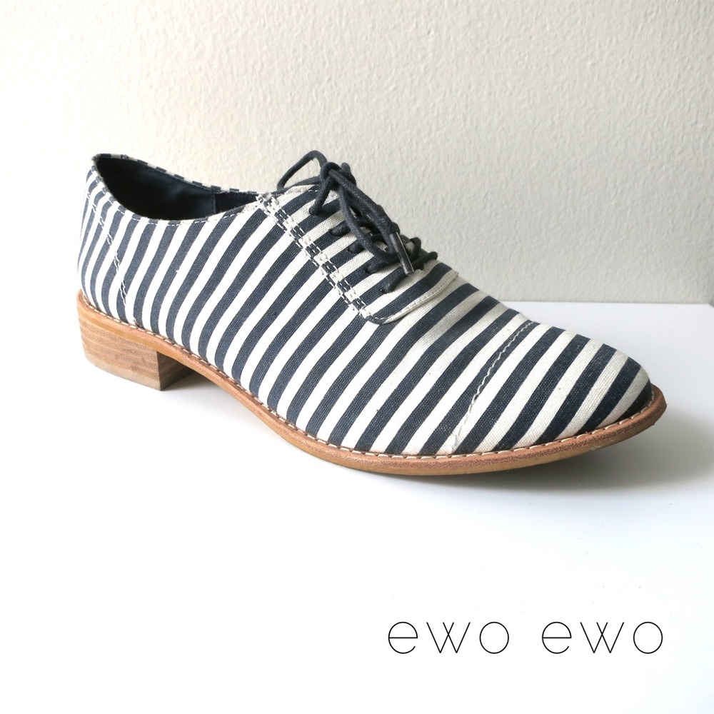 Gap Stripe Printed Structured Oxfords