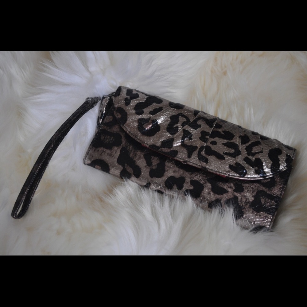 Cheetah wristlet