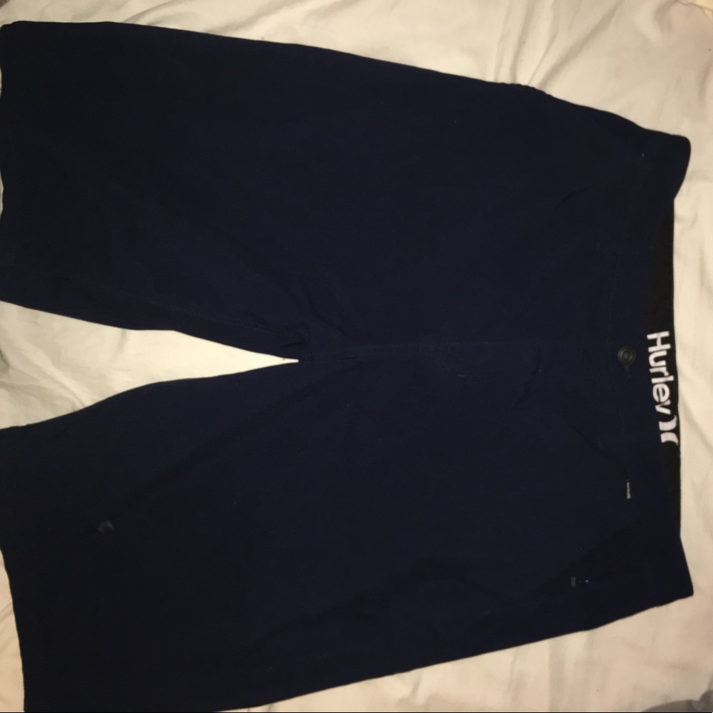 Blue shorts