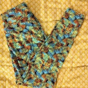 OS leggings palm trees