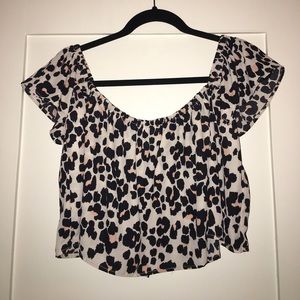 Show Me Your Mumu Off The Shoulder Crop Top