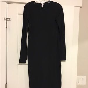 Sexy jersey Midi Dress with slit