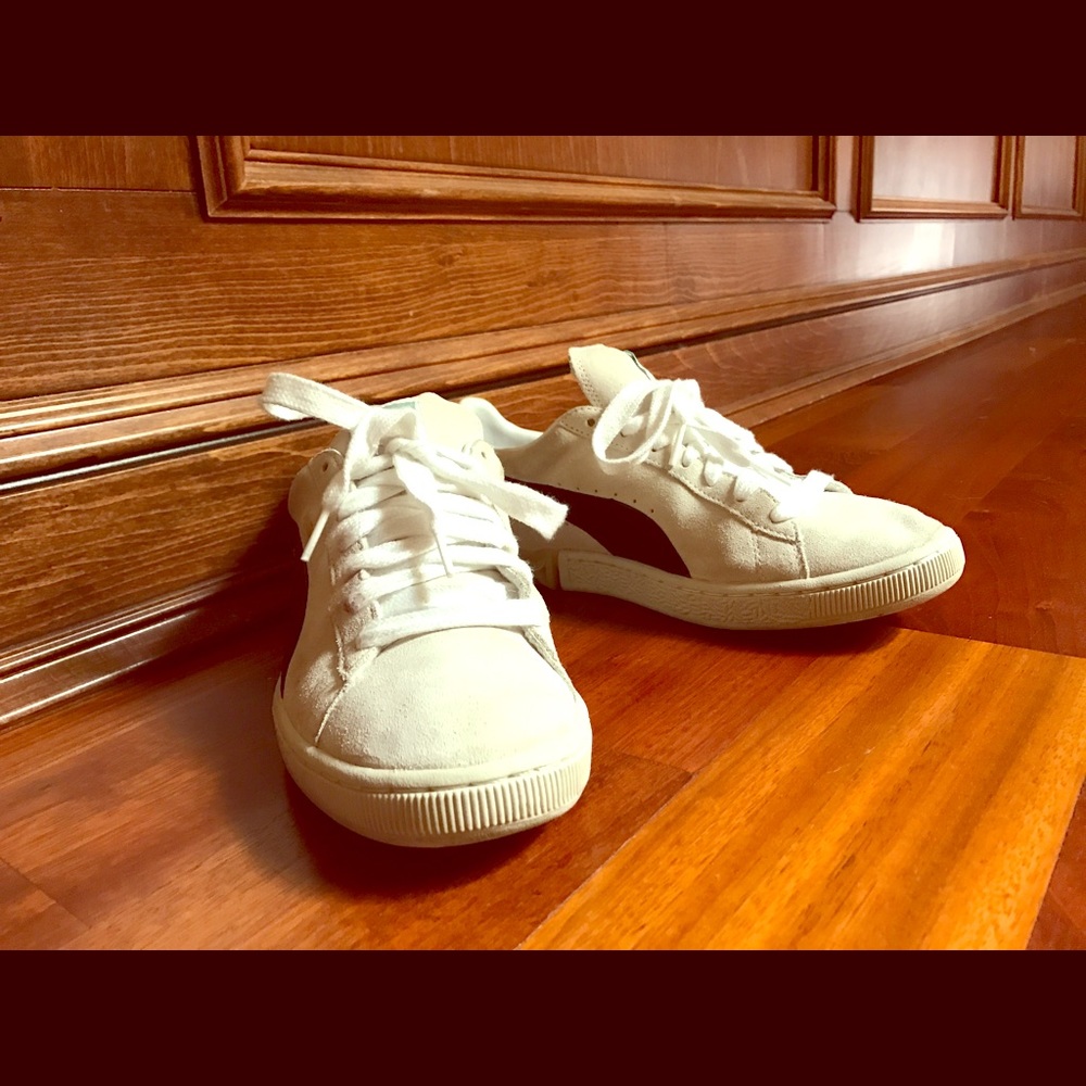 Puma - Special Classic White/Navy Tennis Shoes