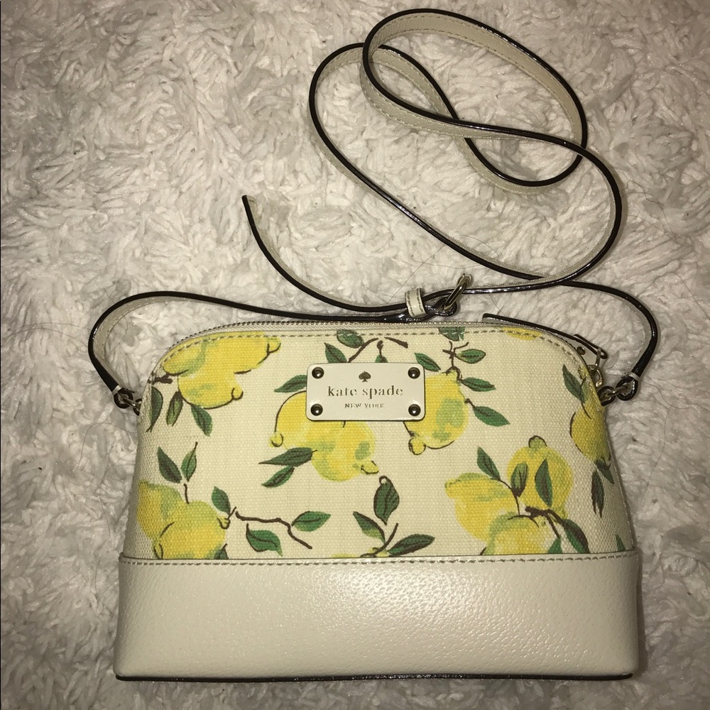 KATE SPADE Yellow Summer Crossbody Handbag