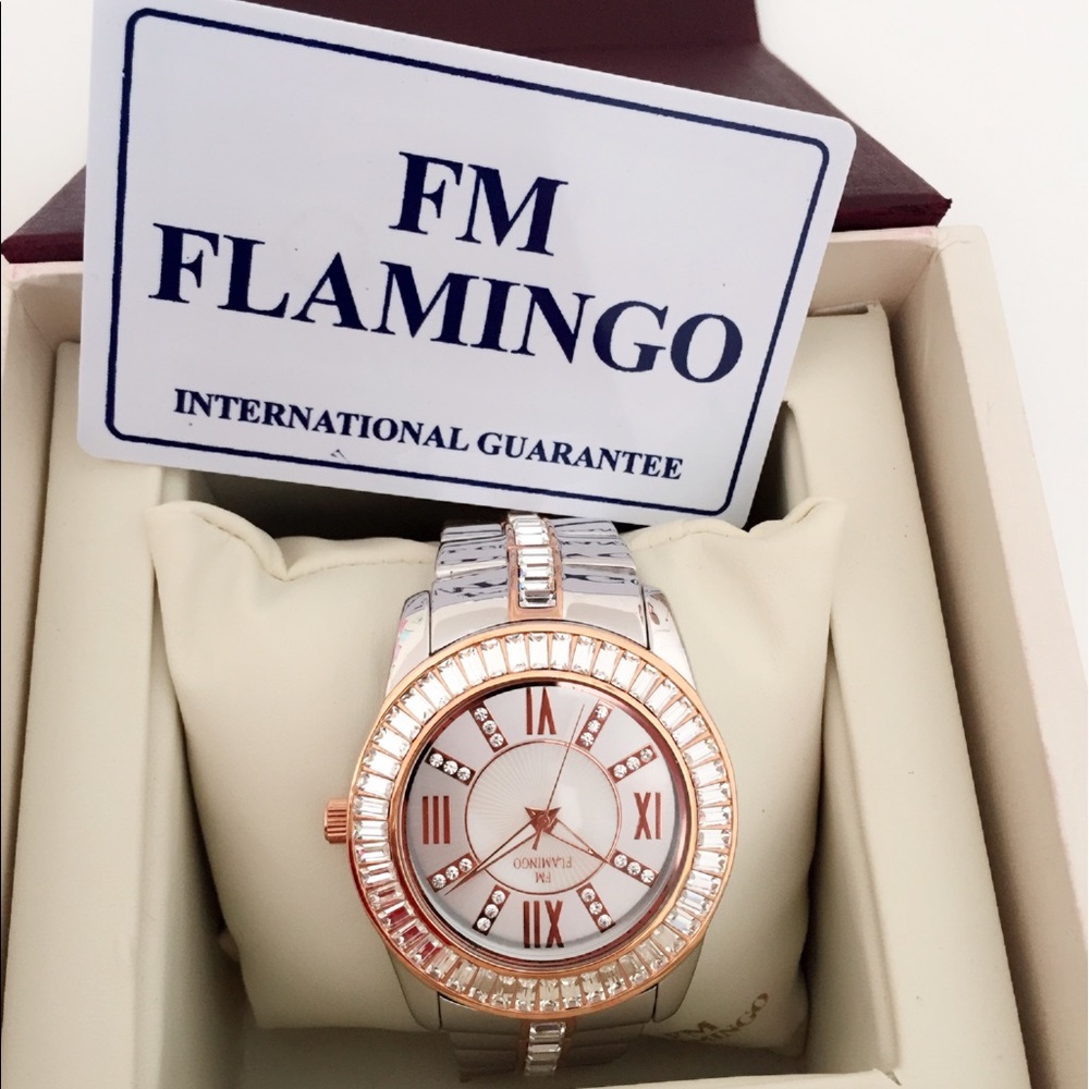 FM Flamingo Swiss Men's Wrist Watch - Picture 7 of 7