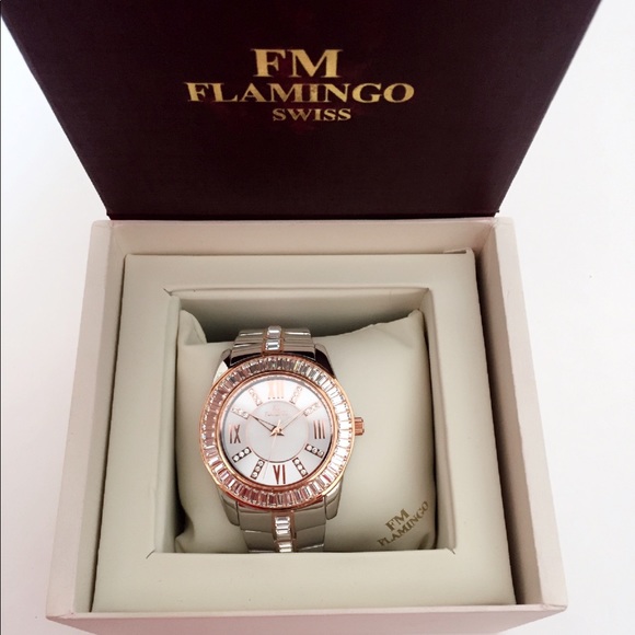 FM Flamingo Swiss Men's Wrist Watch - Picture 2 of 7