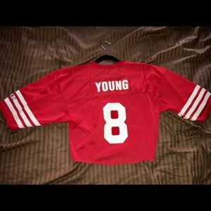 ✨STEVE YOUNG San Francisco 49ers 1988 crop jersey✨