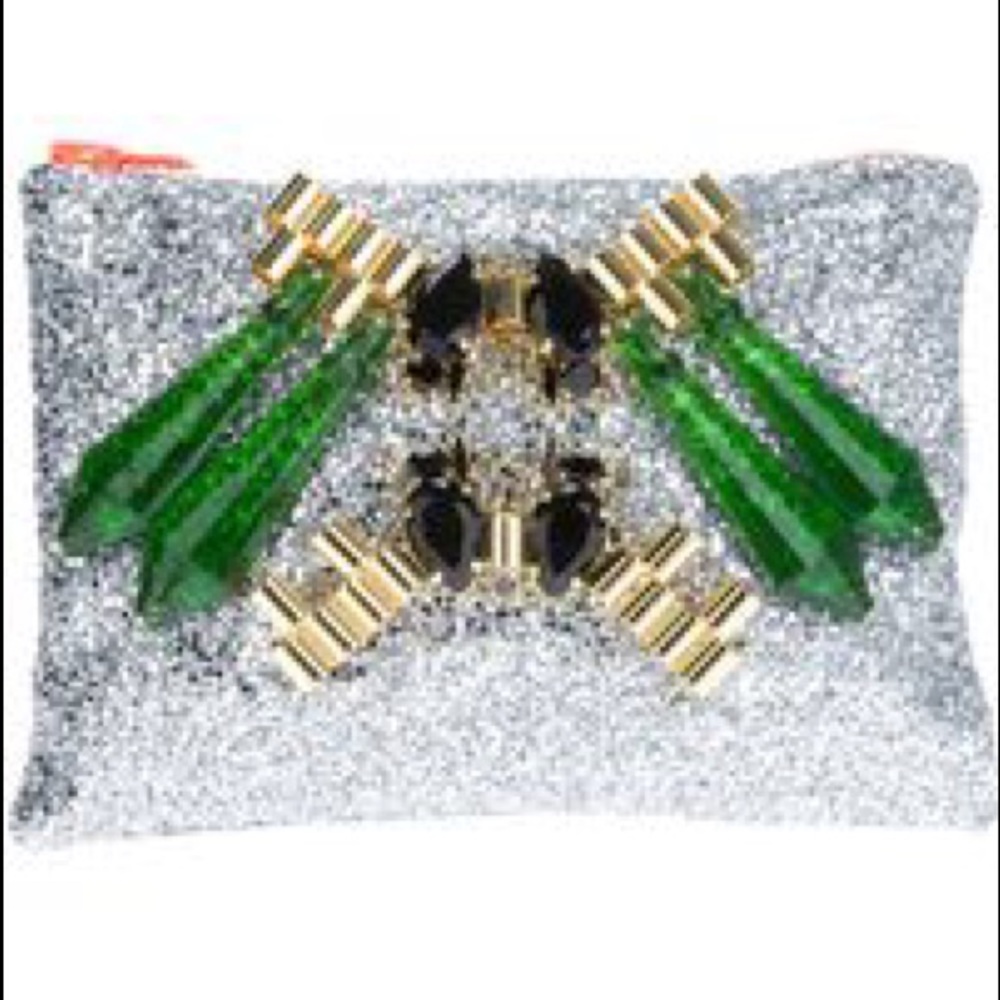 Mawi Glitter silver clutch - sold out everywhere!!