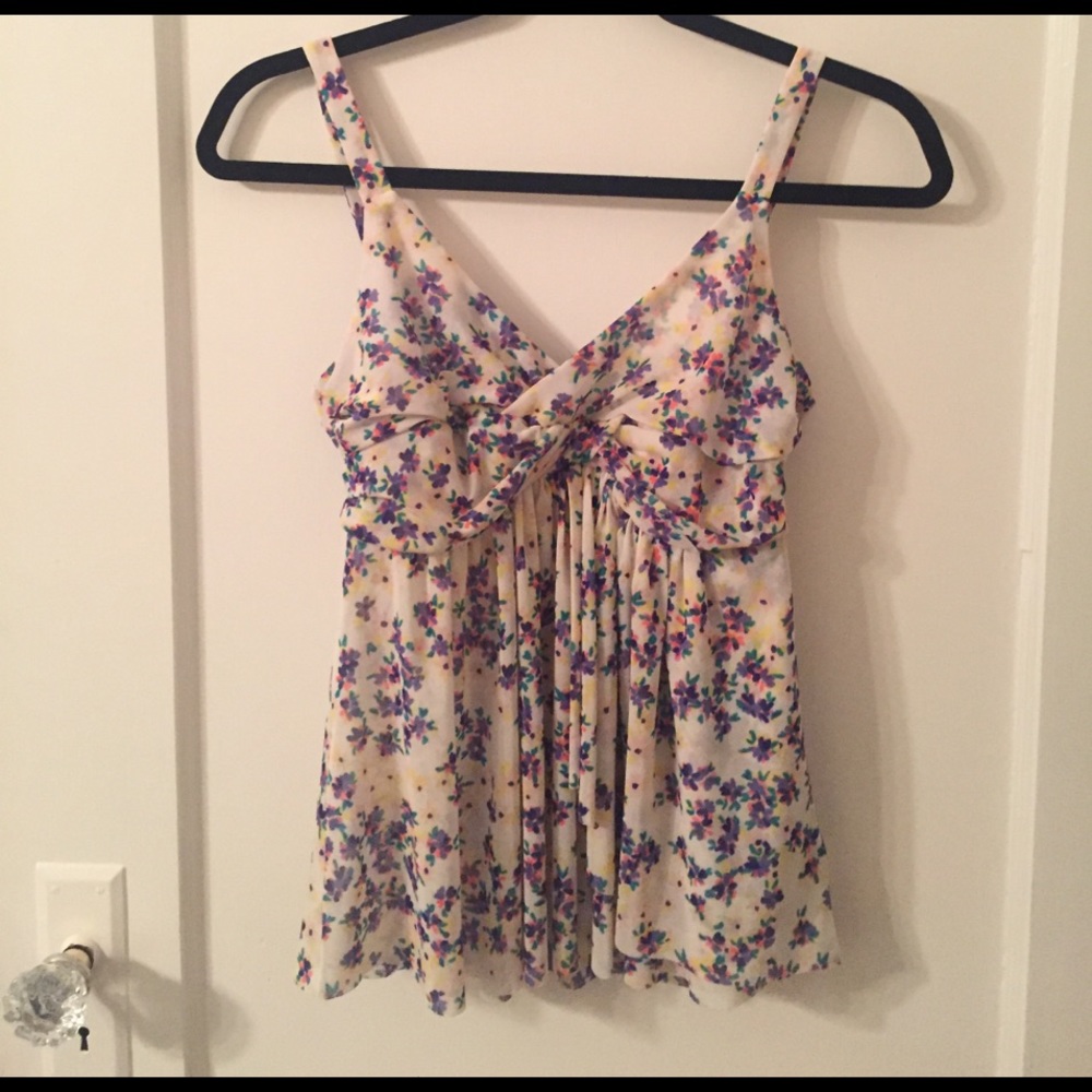 Flowery summer top
