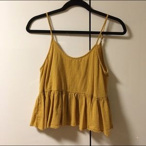 Yellow Crop Top