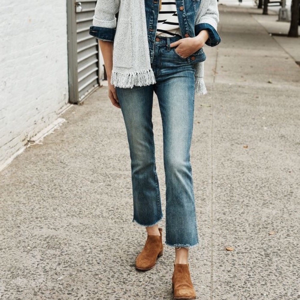 || Madewell || The Bryce Chelsea Suede Ankle Boots