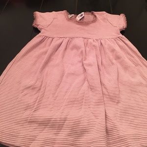 Purple stripe Petit Bateau baby dress
