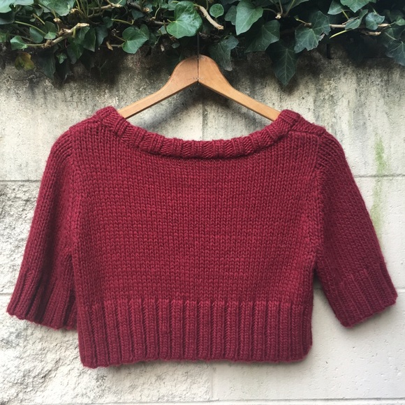 Free People  chunky cropped sweater - Picture 2 of 6