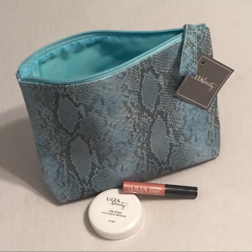 ULTA Blue Cosmetics Bag