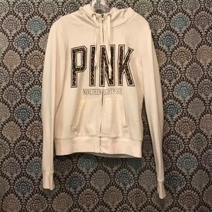PINK zip up hoodie