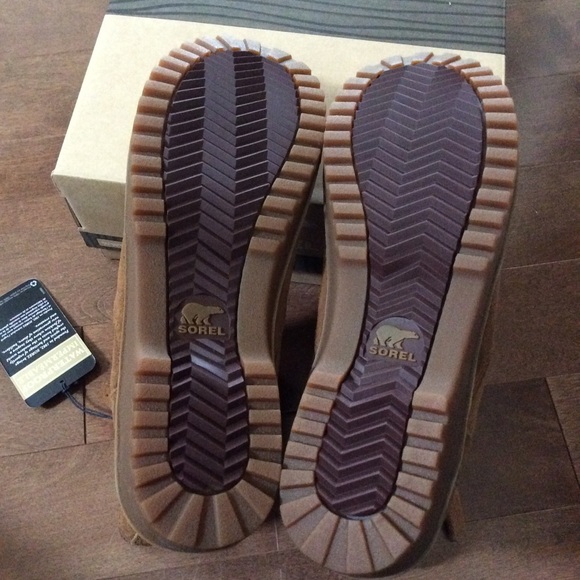 BNWT SOREL Meadow Zip Pull-On Waterproof Boots Elk - Picture 3 of 8