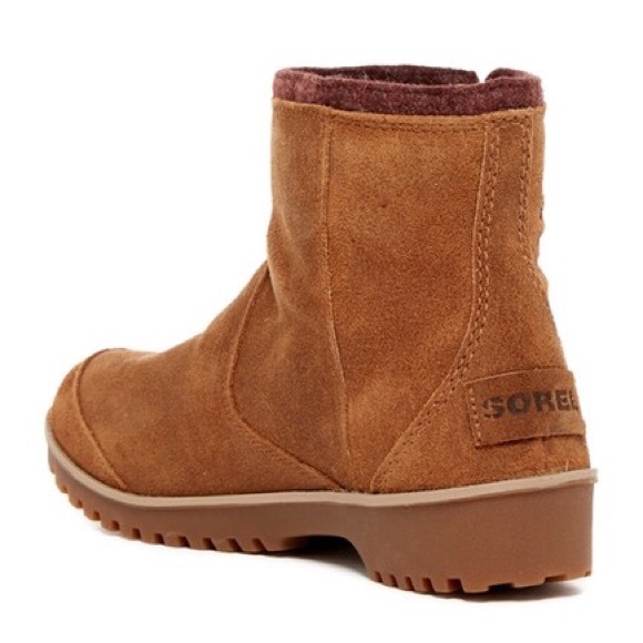 BNWT SOREL Meadow Zip Pull-On Waterproof Boots Elk - Picture 5 of 8