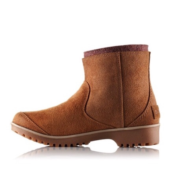 BNWT SOREL Meadow Zip Pull-On Waterproof Boots Elk - Picture 7 of 8