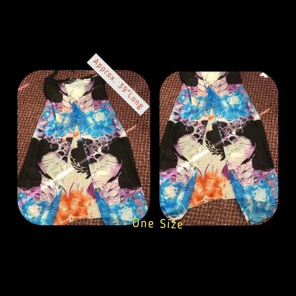 Soft Chiffon. Colorful and Vibrant OS Fits All. - Picture 4 of 7