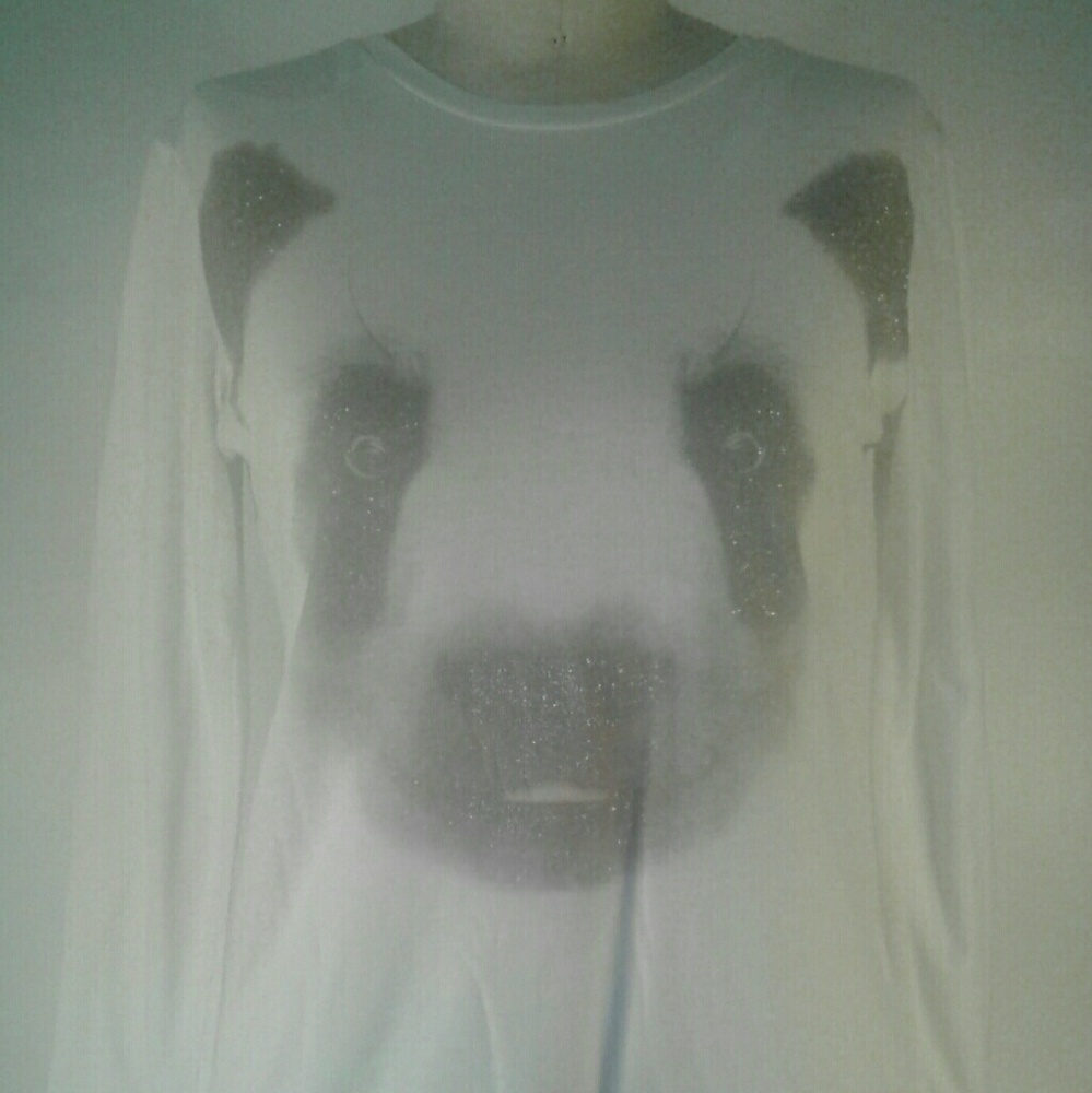 Women's Long Sleeve Panda Tee Shirt Size (14)