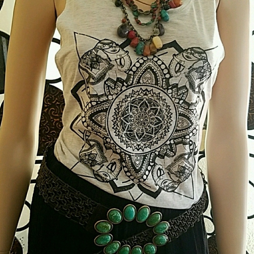 Mandala Elephant Top - Picture 3 of 3