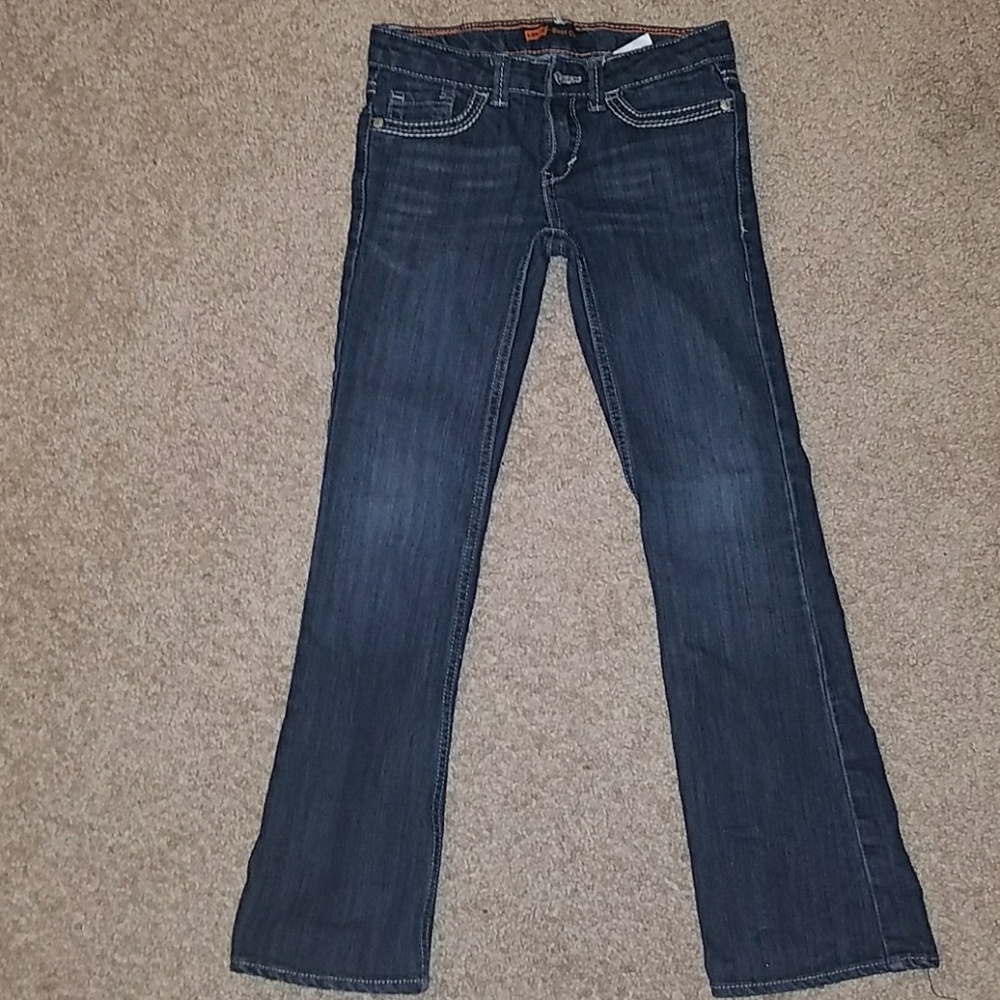 Girls bootcut Levi's jeans