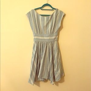 Anthropologie springy handkerchief hem dress